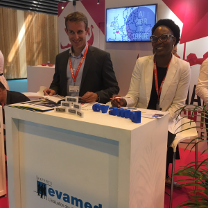 L'équipe Evamed au salon Intermeditech